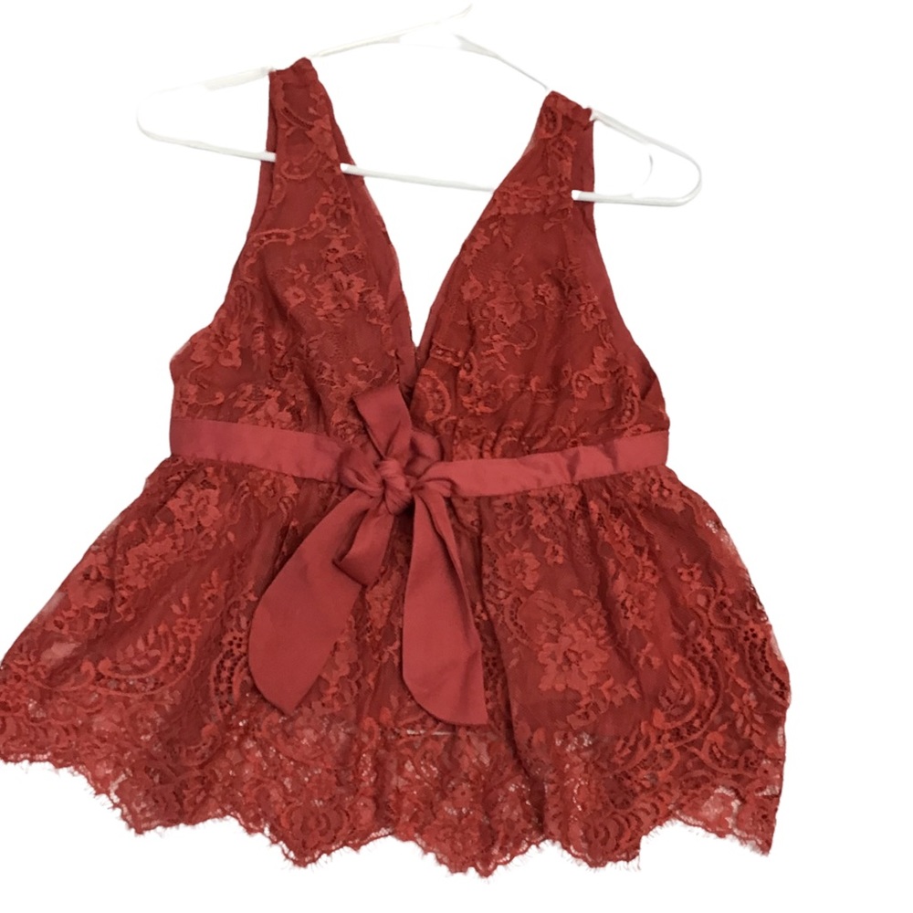 Free People Chante Lace Tank XS